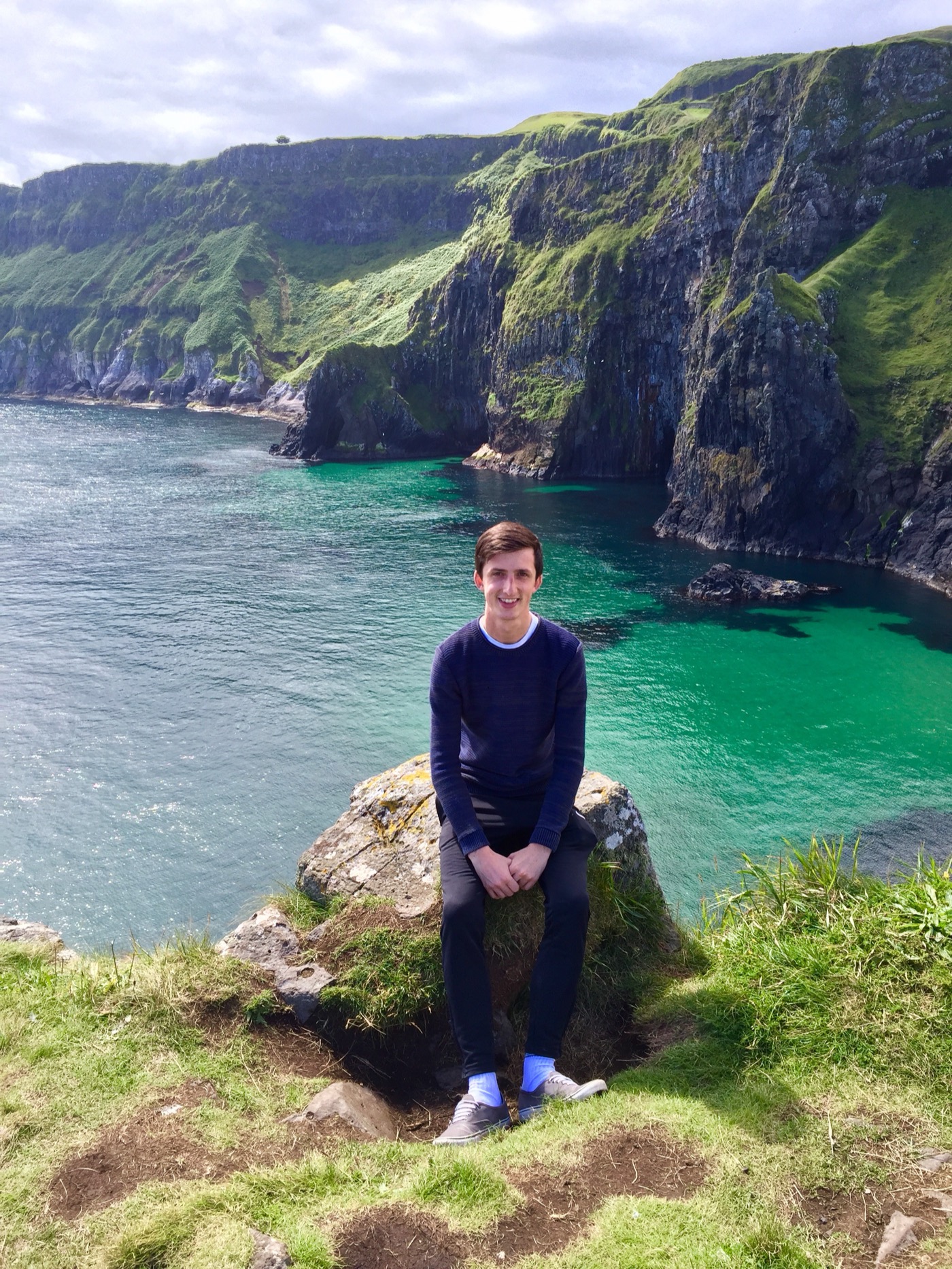 On the Irish coast